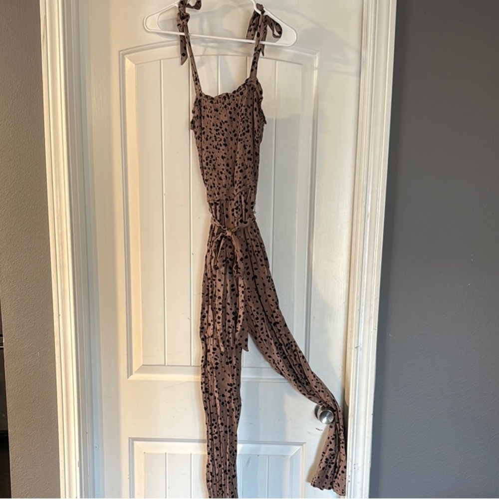 Abercrombie & Fitch Leopard Jumpsuit